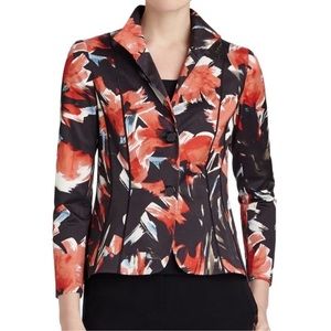 Lafayette 148 New York Floral Printed Blazer
